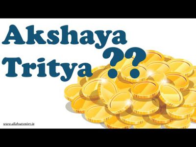 What is the significance of Akshaya Tritya as a Hindu Festival.
