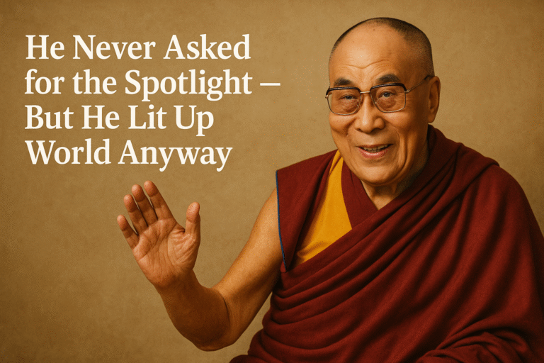 He Never Asked for the Spotlight — But He Lit Up the World Anyway