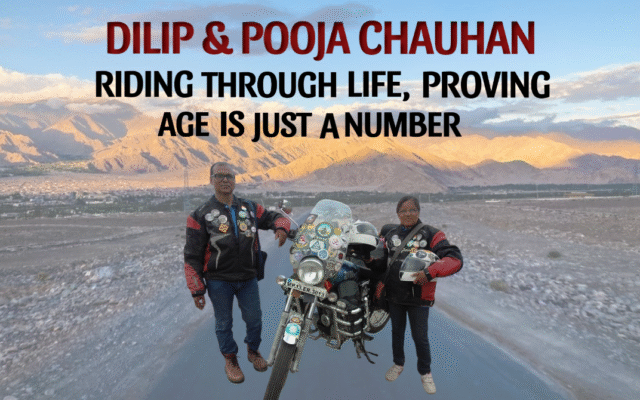 Dilip and Pooja Chauhan: Riding Through Life, Proving Age Is Just a Number