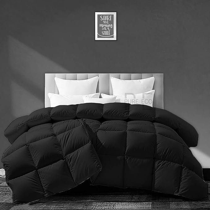 Luxury microfiber comforter for winter warmth