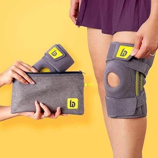 Soft padded knee support for injury recovery and arthritis relief