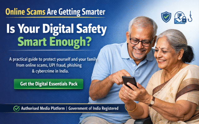 Online scams in India are becoming smarter, using fake bank messages, phishing links, and digital payment fraud to target users.