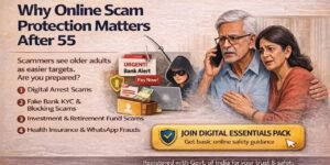 Online scams targeting senior citizens via bank fraud and WhatsApp scams