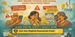 Senior citizens protected from UPI scams and online fraud in India