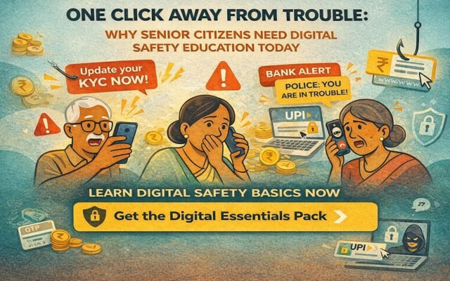 UPI fraud awareness helps senior citizens stay safe from digital payment scams.