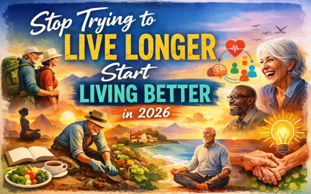 Living better in 2026 is about adding life to years through purposeful living, daily movement and emotional balance.