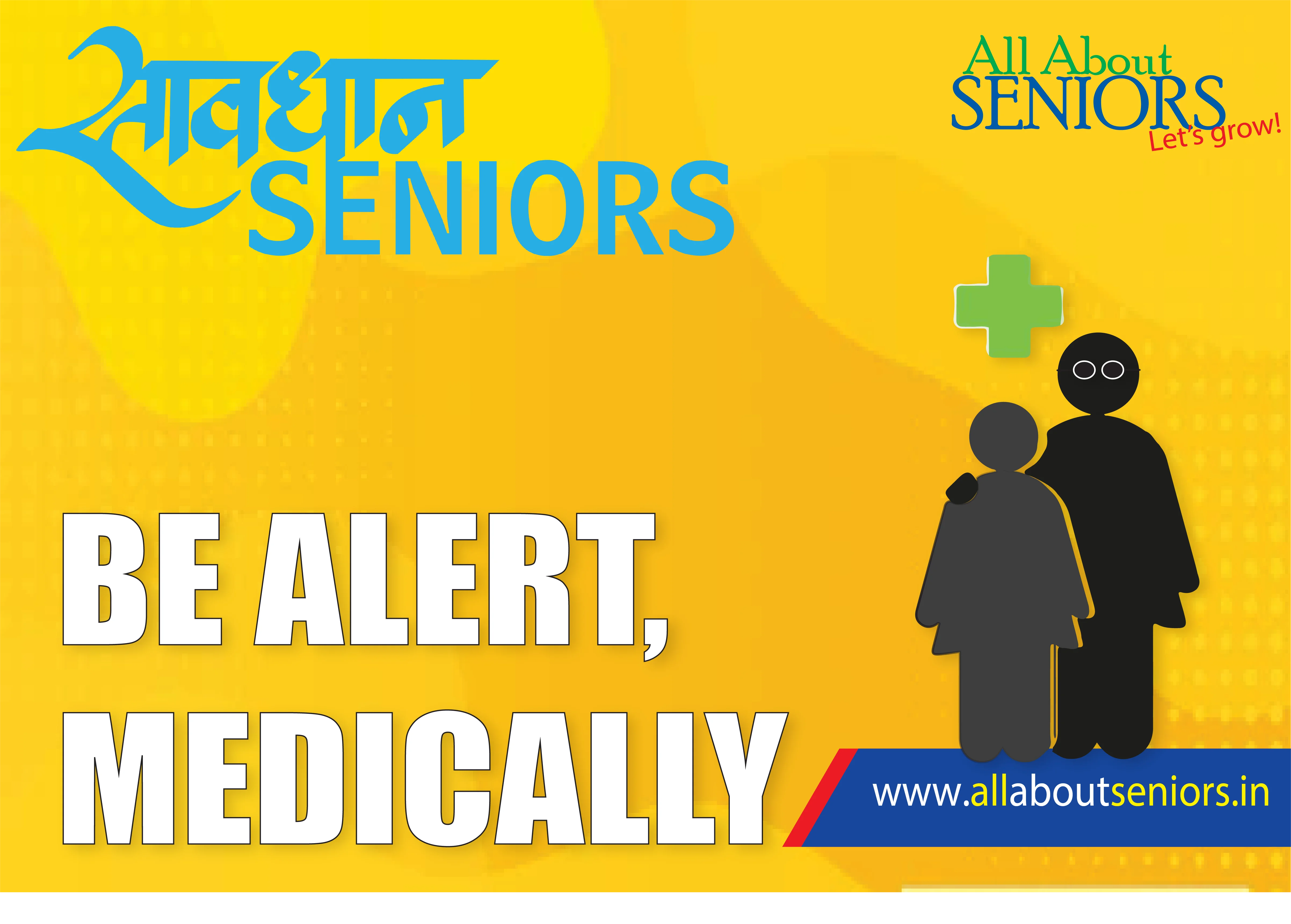 Senior wearing a medical alert device for quick emergency assistance and safety monitoring.